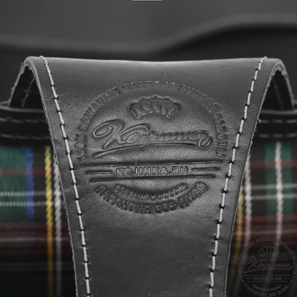  Кожаная сумка  "Форман" (черная)