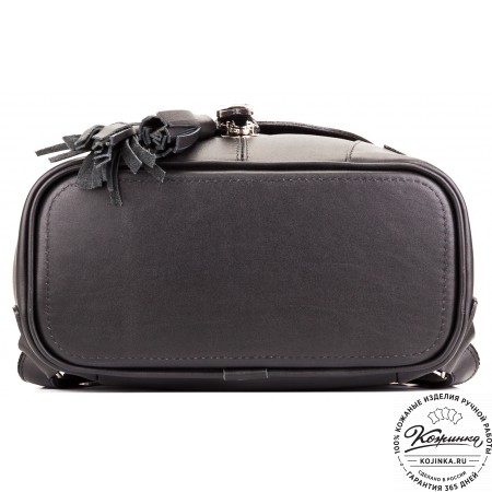 Кожаный рюкзак «Валлетта» (черный)