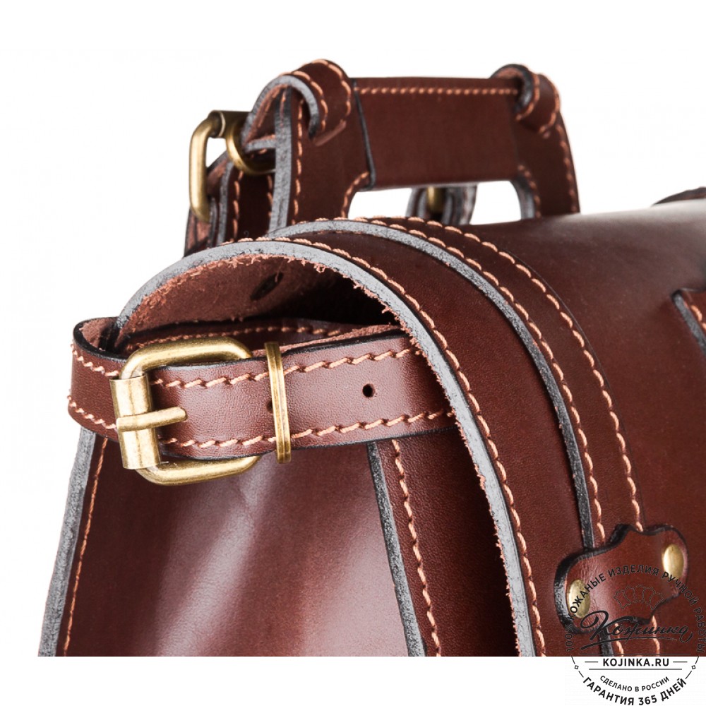 Кожаный ранец "Максимус 3" (коричневый)