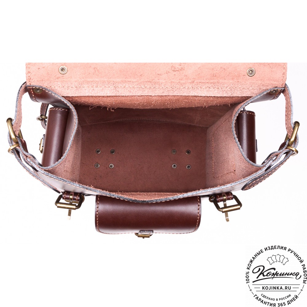 Кожаный ранец "Максимус 3" (коричневый)