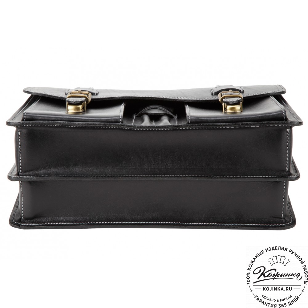 Кожаный портфель "Юрист"  (черный)