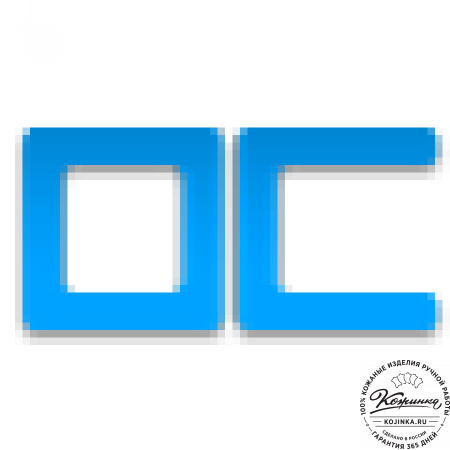 Кожаный рюкзак-сумка "Майкл" (синий антик)