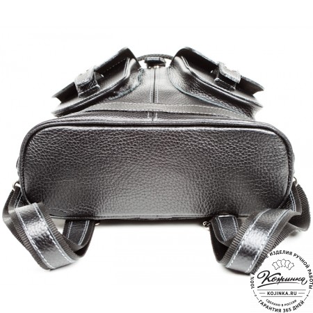 Кожаный рюкзак "Классика" (чёрный)