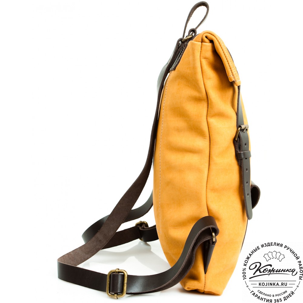 Замшевый рюкзак "Vogue" (жёлтый)