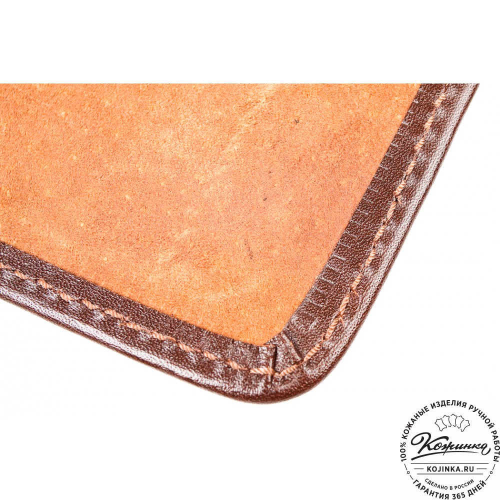 Кожаный деловой портфель "Адвокат-2" (коричневый)