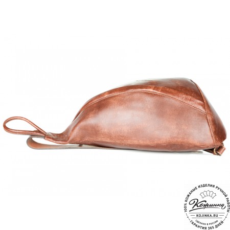 Кожаный рюкзак "Эль-Пасо" (светло-коричневый)