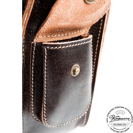 Кожаная  сумка "Виктория" (коричневый эксклюзив)