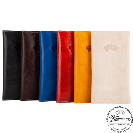 Кожаное портмоне Санкт-Петербург (коричневое)